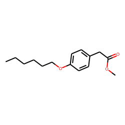 (4-Hexyloxy-phenyl)-acetic acid, methyl ester