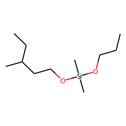 Silane, dimethyl(3-methylpentyloxy)propoxy-