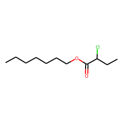 Heptyl 2-chlorobutanoate