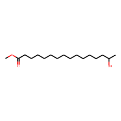 Hexadecanoic acid, 15-hydroxy-, methyl ester