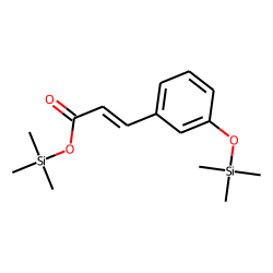 Cinnamic acid, m-(trimethylsiloxy)-, trimethylsilyl ester