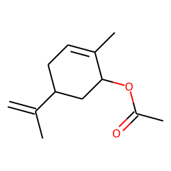 2-Cyclohexen-1-ol, 2-methyl-5-(1-methylethenyl)-, acetate, cis-