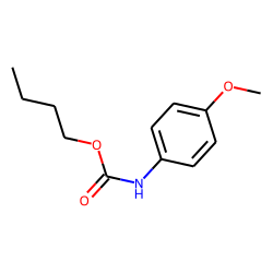 P-methoxy carbanilic acid, n-butyl ester