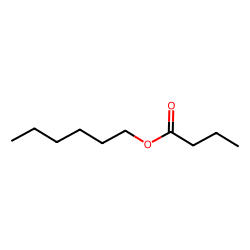 Butanoic acid, hexyl ester