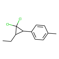 Cyclopropane, 1,1-dichloro-2-ethyl-3-(4-methylphenyl)