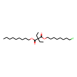 Diethylmalonic acid, 8-chlorooctyl nonyl ester