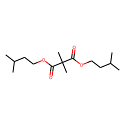 Dimethylmalonic acid, di(3-methylbutyl) ester