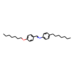 p-Heptyloxybenzylidene p-heptylaniline