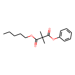 Dimethylmalonic acid, pentyl phenyl ester