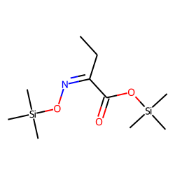 2-Ketobutyric acid oxime, bis(trimethylsilyl)-