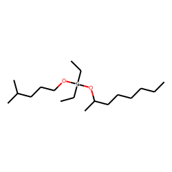 Silane, diethylisohexyloxy(2-octyloxy)-