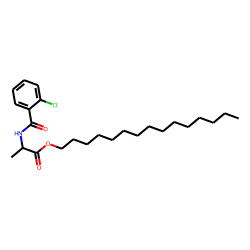 D-Alanine, N-(2-chlorobenzoyl)-, pentadecyl ester