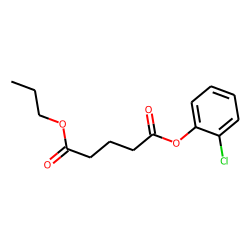 Glutaric acid, 2-chlorophenyl propyl ester