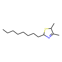 4,5-dimethyl-2-octyl-3-thiazoline, cis