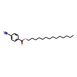 4-Cyanobenzoic acid, tetradecyl ester