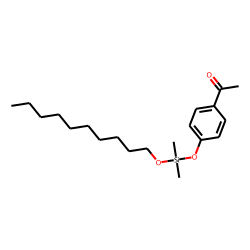 Silane, dimethyl(4-acetylphenoxy)decyloxy-