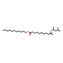 Sebacic acid, 4-methylpent-2-yl undecyl ester