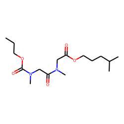 Sarcosylsarcosine, n-propoxycarbonyl-, isohexyl ester