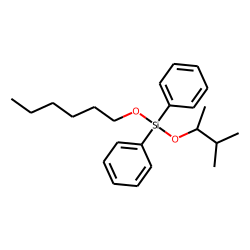 Silane, diphenylhexyloxy(3-methylbut-2-yloxy)-