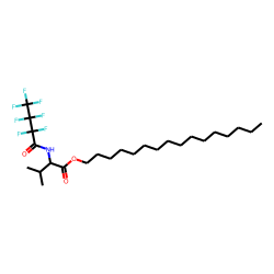 l-Valine, n-heptafluorobutyryl-, hexadecyl ester