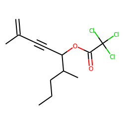 Trichloroacetic acid, 2,6-dimethylnon-1-en-3-yn-5-yl ester