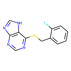 Purine, 6-(o-fluorobenzylthio)-