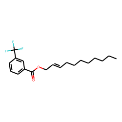 3-Trifluoromethylbenzoic acid, undec-2-enyl ester