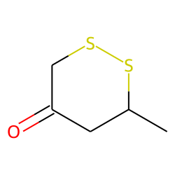 6-methyl-1,2-dithian-4-one