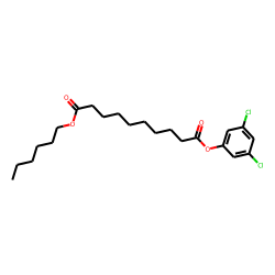 Sebacic acid, 3,5-dichlorophenyl hexyl ester