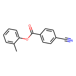 4-Cyanobenzoic acid, 2-methylphenyl ester
