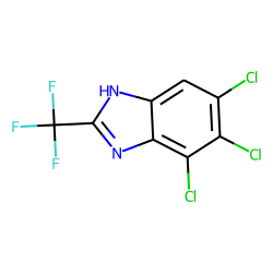 Benzimidazole, 4,5,6-trichloro-2-(trifluoromethyl)-