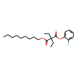 Diethylmalonic acid, 2-fluorophenyl nonyl ester