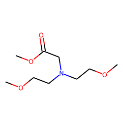 2-[Bis(2-methyloxyethyl)amino]acetic acid, methyl ester