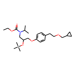 Betaxolol, N-ethoxycarbonylated, TMS
