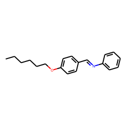 p-n-Hexyloxybenzylideneaniline