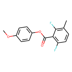 2,6-Difluoro-3-methylbenzoic acid, 4-methoxyphenyl ester