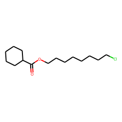Cyclohexanecarboxylic acid, 8-chlorooctyl ester