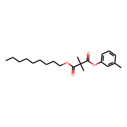 Dimethylmalonic acid, 3-methylphenyl nonyl ester
