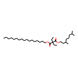 Diethylmalonic acid, 3,7-dimethyloctyl heptadecyl ester