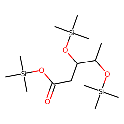 2,5-Dideoxypentonic acid, tris-TMS