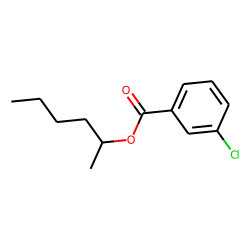 Hexan-2-yl 3-chlorobenzoate