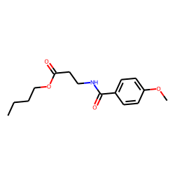 «beta»-Alanine, N-(4-methoxybenzoyl)-, butyl ester