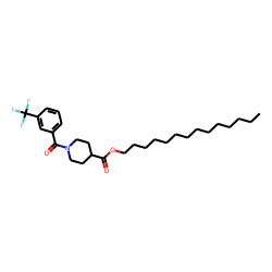 Isonipecotic acid, N-(3-trifluoromethylbenzoyl)-, tetradecyl ester