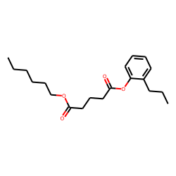 Glutaric acid, hexyl 2-propylphenyl ester