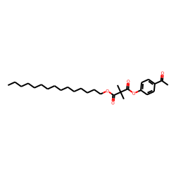 Dimethylmalonic acid, 4-acetylphenyl pentadecyl ester