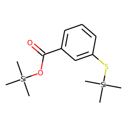 3-Mercaptobenzoic acid, S-trimethylsilyl-, trimethylsilyl ester