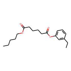 Adipic acid, 3-ethylphenyl pentyl ester