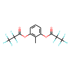 2-Methylresorcinol, bis(pentafluoropropionate)