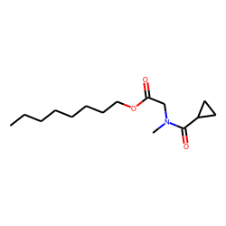 Sarcosine, N-cyclopropylcarbonyl-, octyl ester