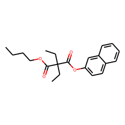 Diethylmalonic acid, butyl 2-naphthyl ester